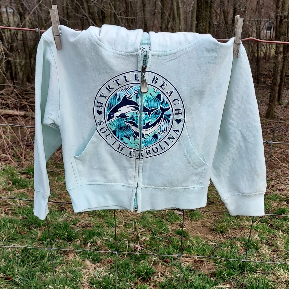 Alivin's Isla Girl's Myrtle Beach SC. Hoodie.